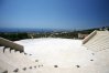 珊瑚湾的壮丽景色，从塔拉圆形剧场，帕福斯，塞浦路斯