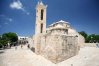 拜占庭式教堂ARE圣帕拉斯凯维在Geroskipou，塞浦路斯